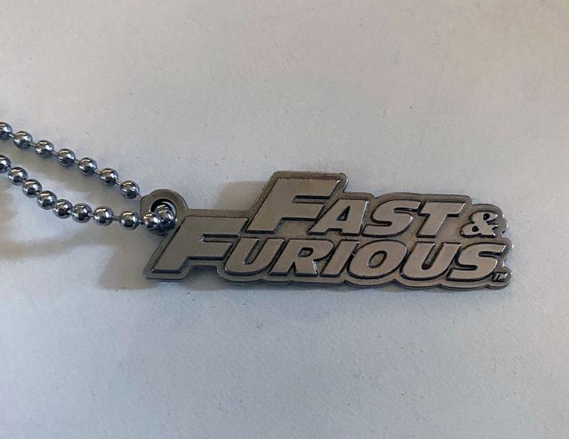Portachiavi + collanina Fast & Furious - 3 pz