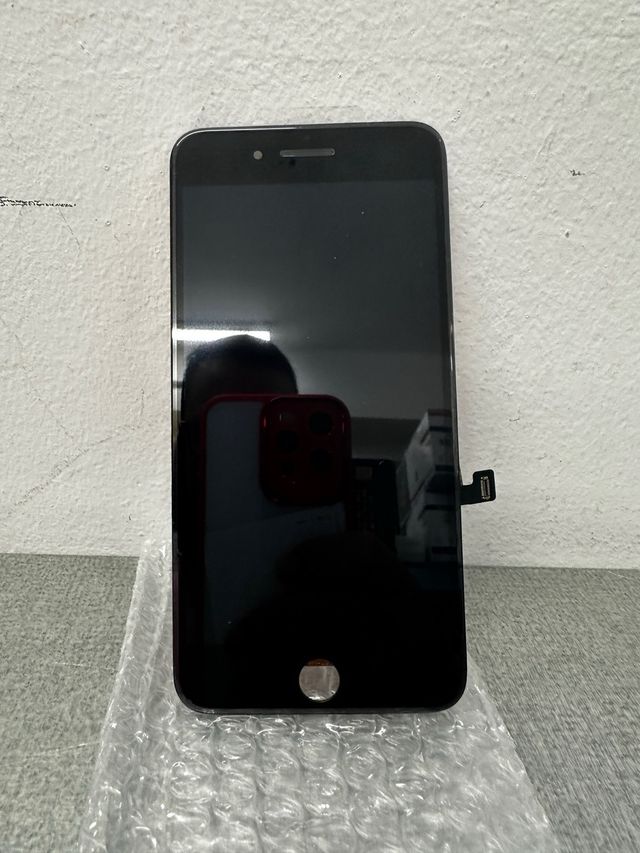 LCD Pantalla compatible negra para iPhone 7 Plus