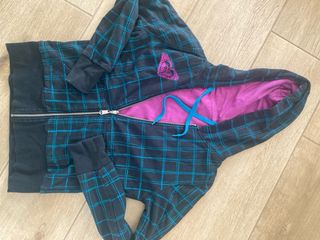 Chaqueta Roxy Reversible Morado y Negro