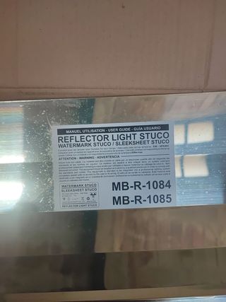 Reflector Stuco MB-R-1085 con portalámparas E40