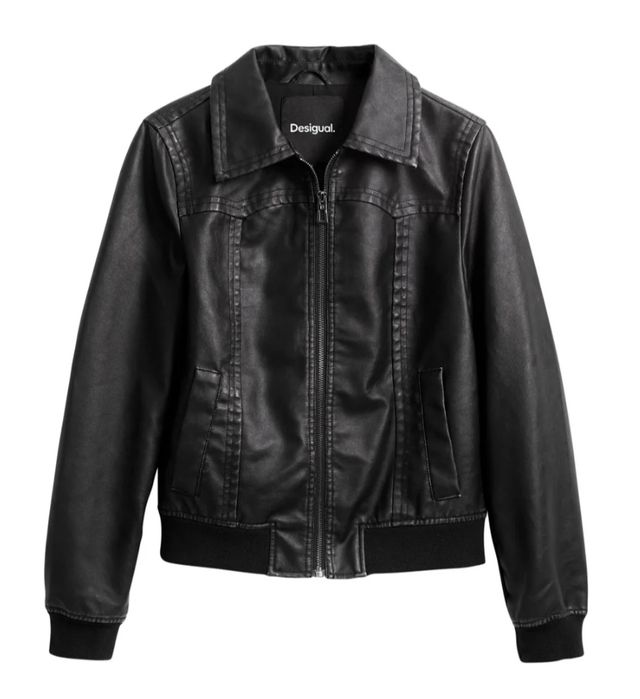 Cazadora Desigual Negra Mujer