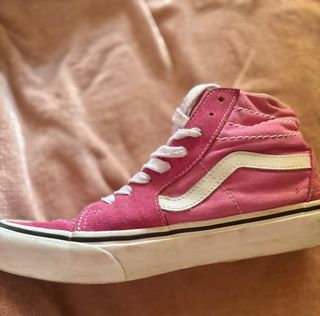 Zapatillas Vans Altas Rosa