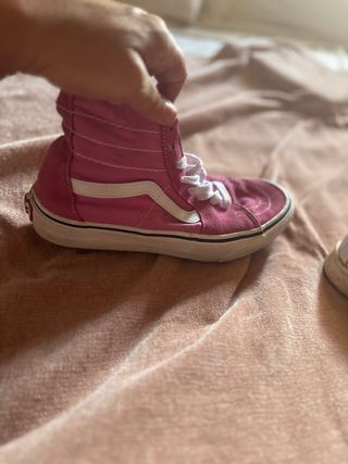 Zapatillas Vans Altas Rosa
