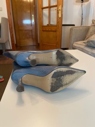 Botines Uterqüe Azul Talla 39