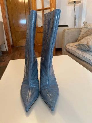 Botines Uterqüe Azul Talla 39