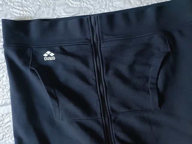 Felpa con zip Arena blu marca arena