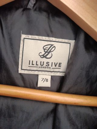 Abrigo niño talla 7/8 gris