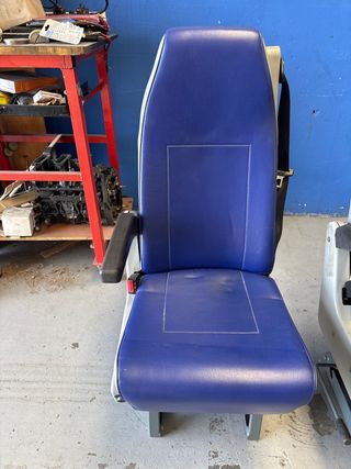 Asiento Ambulancia Azul con Cinturón