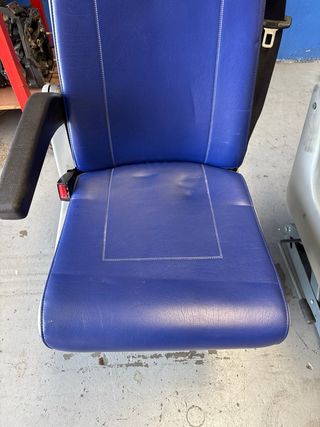 Asiento Ambulancia Azul con Cinturón