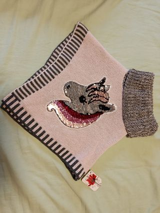 Poncho unicornio niña 1-2 años