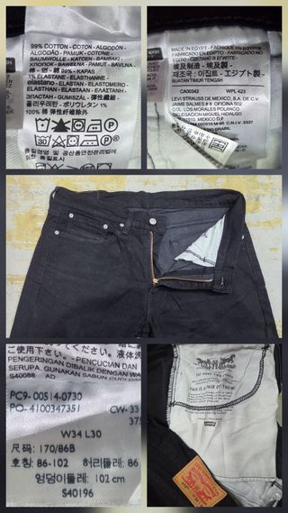 Levi'S Lote 514 Talla W34 L30