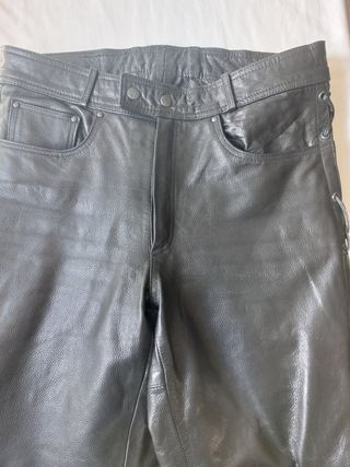 Pantalón Cuero Mujer Talla L/XL Negro