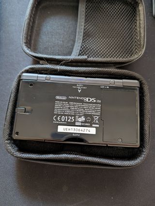 Nintendo DS Lite Negra + Funda