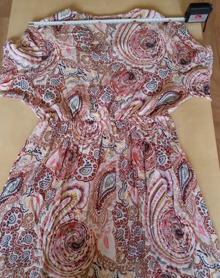 Vestido vintage largo pedrería