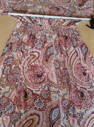Vestido vintage largo pedrería