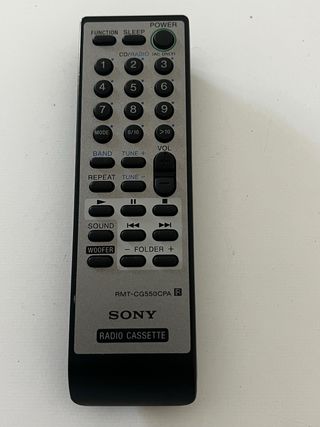 Mando Radio Cassette SONY RMT-CG550 CPA Original