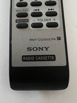 Mando Radio Cassette SONY RMT-CG550 CPA Original
