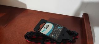 Collar para perro con pajarita a cuadros