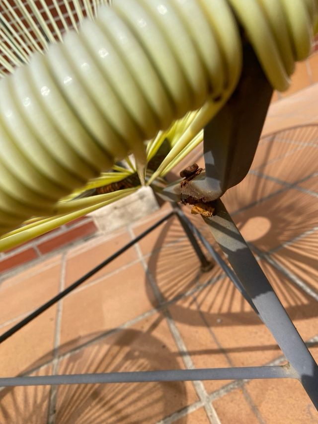 Set Acapulco Silla y Mesa Sklum Amarillo