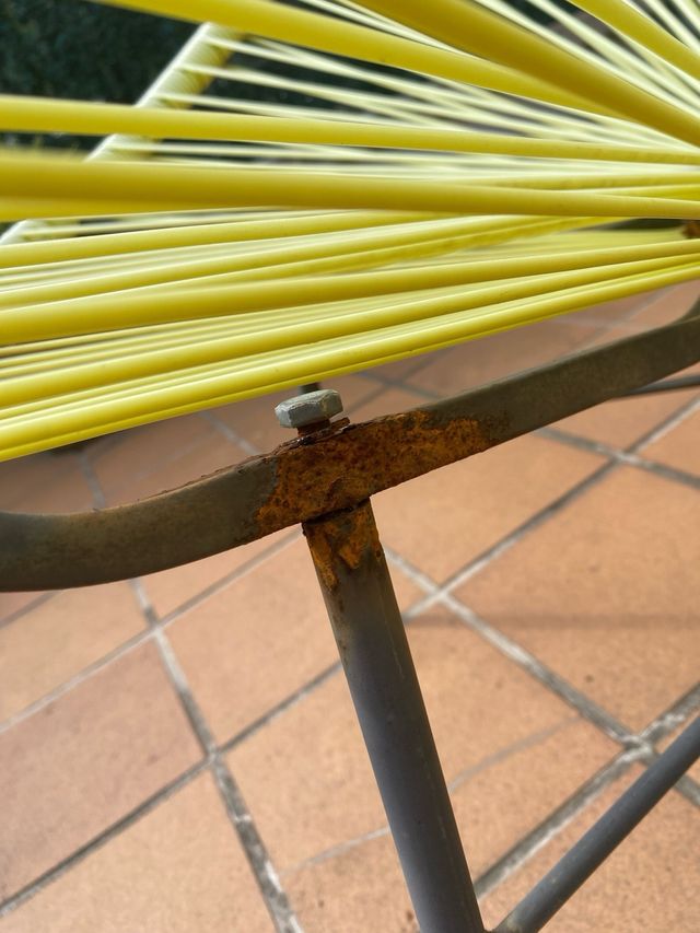 Set Acapulco Silla y Mesa Sklum Amarillo