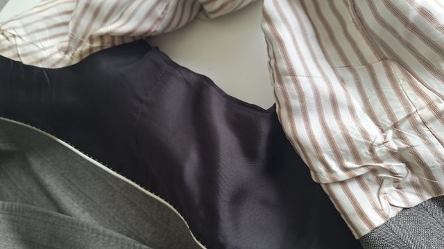 Blazer Massimo Dutti Lana Gris