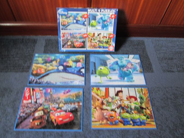 Puzzles Disney Multi 4 Puzzles