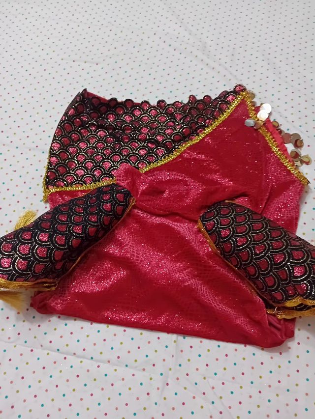 Disfraz carnaval niña rojo