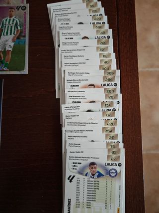 Cromos sueltos Megacracks 2025/2026.
En mano.
