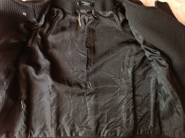 Chaqueta Mango Negra Talla M