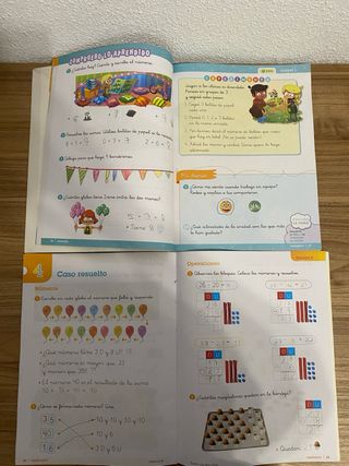 libros 1º primaria matemáticas SM mas Savia