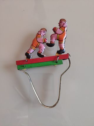 Set di figurine antiche in latta