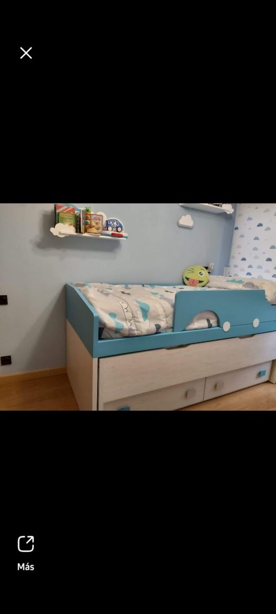 Cama nido infantil/juvenil con cajones