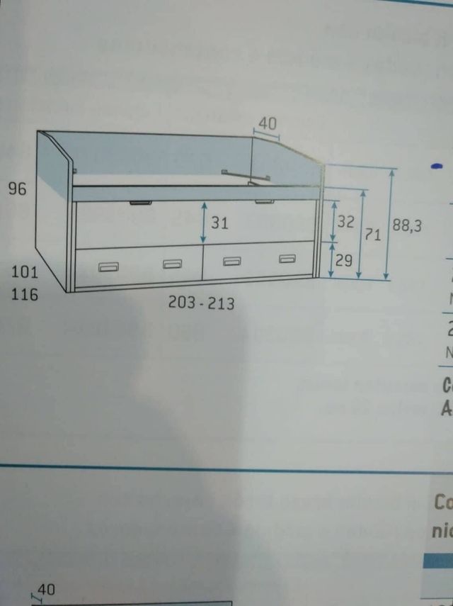 Cama nido infantil/juvenil con cajones