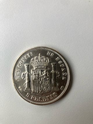 Moneda 5 Pesetas Alfonso XIII 1888