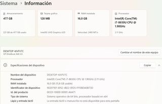 Portátil HP EliteBook G5 (GANGA)