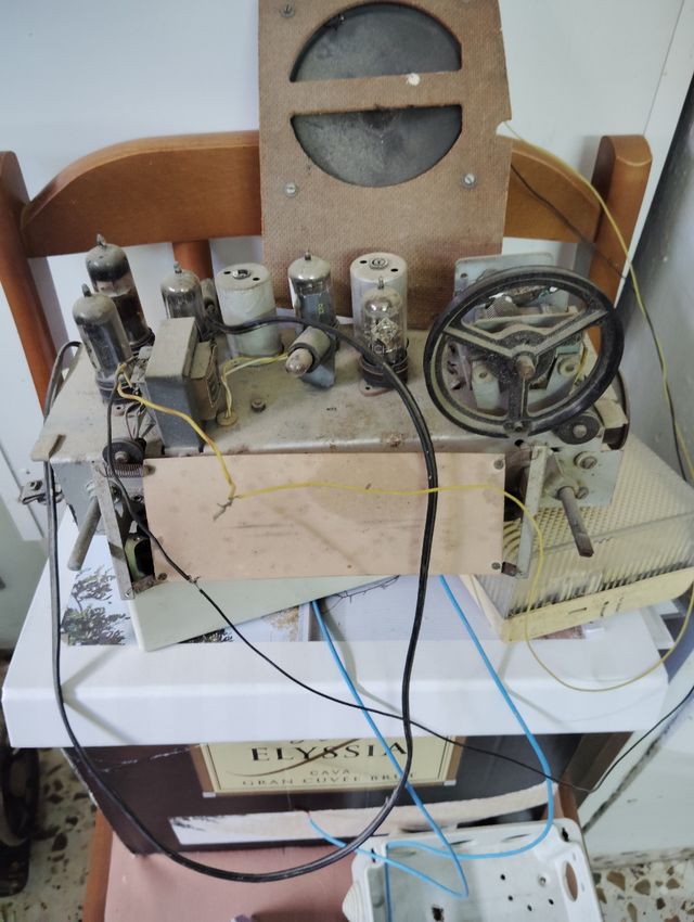 Piezas de radio antiguas