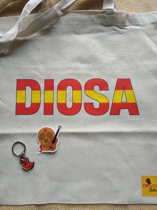 Bolso Diosa con bandera española