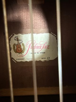 Guitarra Prudencio Sáez Número 12