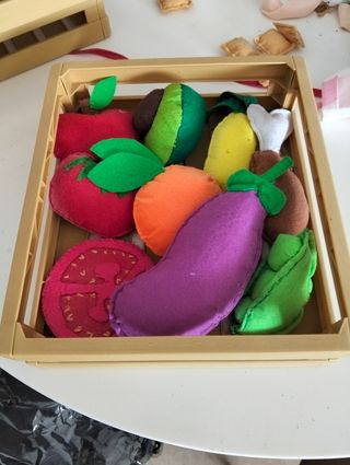 Cocinita de juguete con accesorios