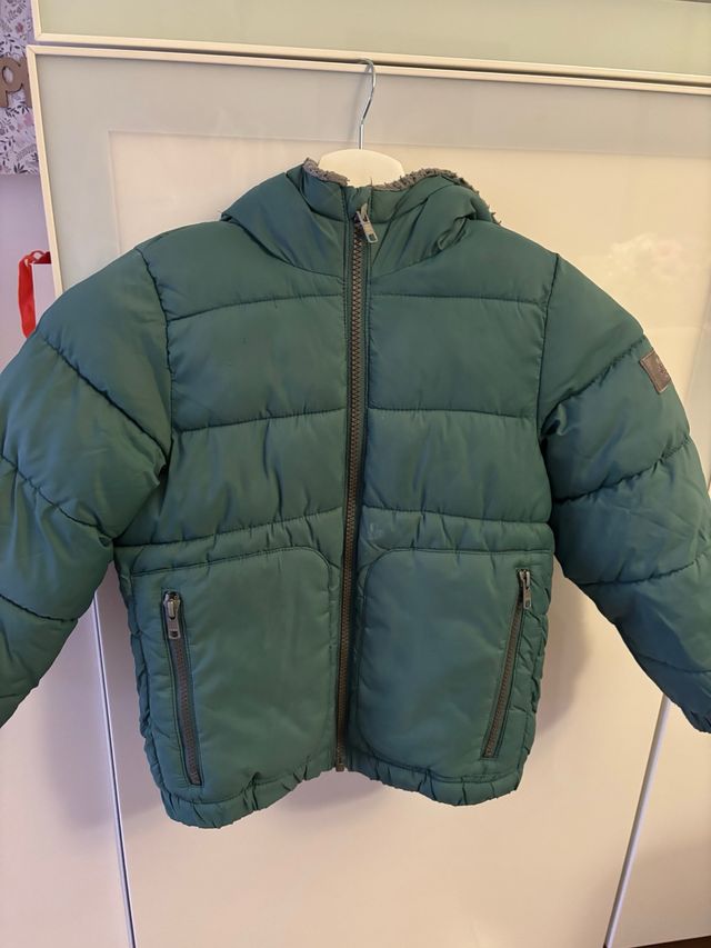 Plumas niño Benetton verde