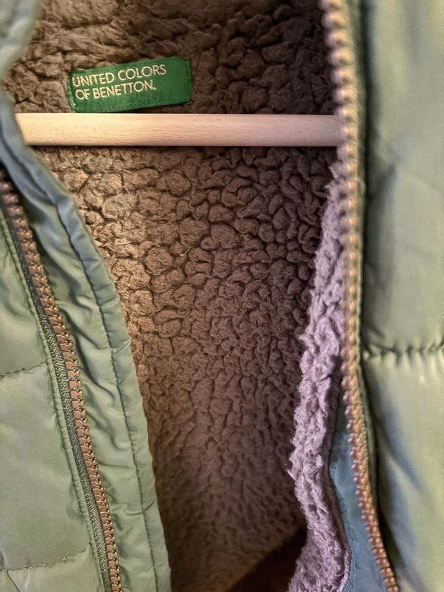 Plumas niño Benetton verde