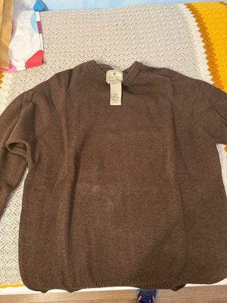 Jersey Beretta Lana Marrón Talla XL.