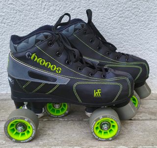 Patines 4 ruedas hockey talla 37 negros