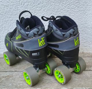 Patines 4 ruedas hockey talla 37 negros