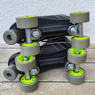 Patines 4 ruedas hockey talla 37 negros