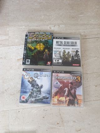 Consola Playstation 3 Negra con muchos juegos