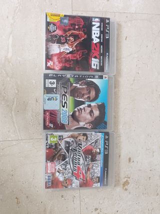 Consola Playstation 3 Negra con muchos juegos