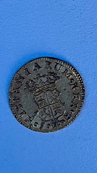 Moneda Rara y escasa España 1/2 Escudo 1756