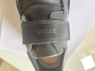 Zapatos Geox Colegio Piel Niños Color Navy Velcro