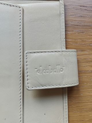 Billetero/Monedero Caballo Beige y Marrón